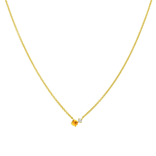 Gemstone and Diamond Duo Necklace  Lindsey Leigh Jewelry.
