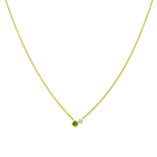 Gemstone and Diamond Duo Necklace  Lindsey Leigh Jewelry.
