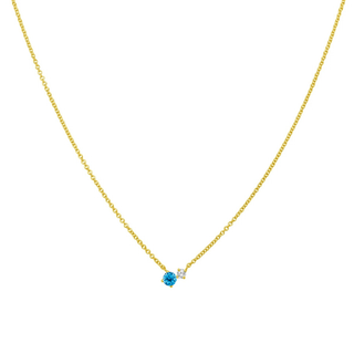 Gemstone and Diamond Duo Necklace  Lindsey Leigh Jewelry.
