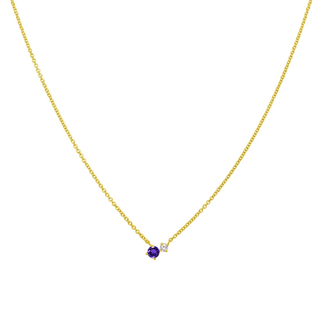 Gemstone and Diamond Duo Necklace  Lindsey Leigh Jewelry.
