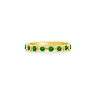 Gemstone Bezel Band  Lindsey Leigh Jewelry.

