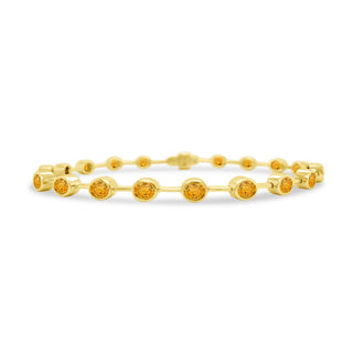 Gemstone Bezel Bar Bracelet  Lindsey Leigh Jewelry.
