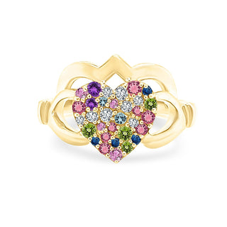Gemstone Claddagh Ring  Lindsey Leigh Jewelry.
