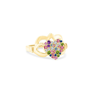 Gemstone Claddagh Ring  Lindsey Leigh Jewelry.
