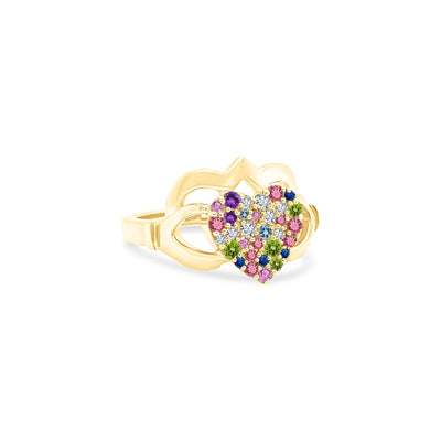 Gemstone Claddagh Ring - Lindsey Leigh Jewelry