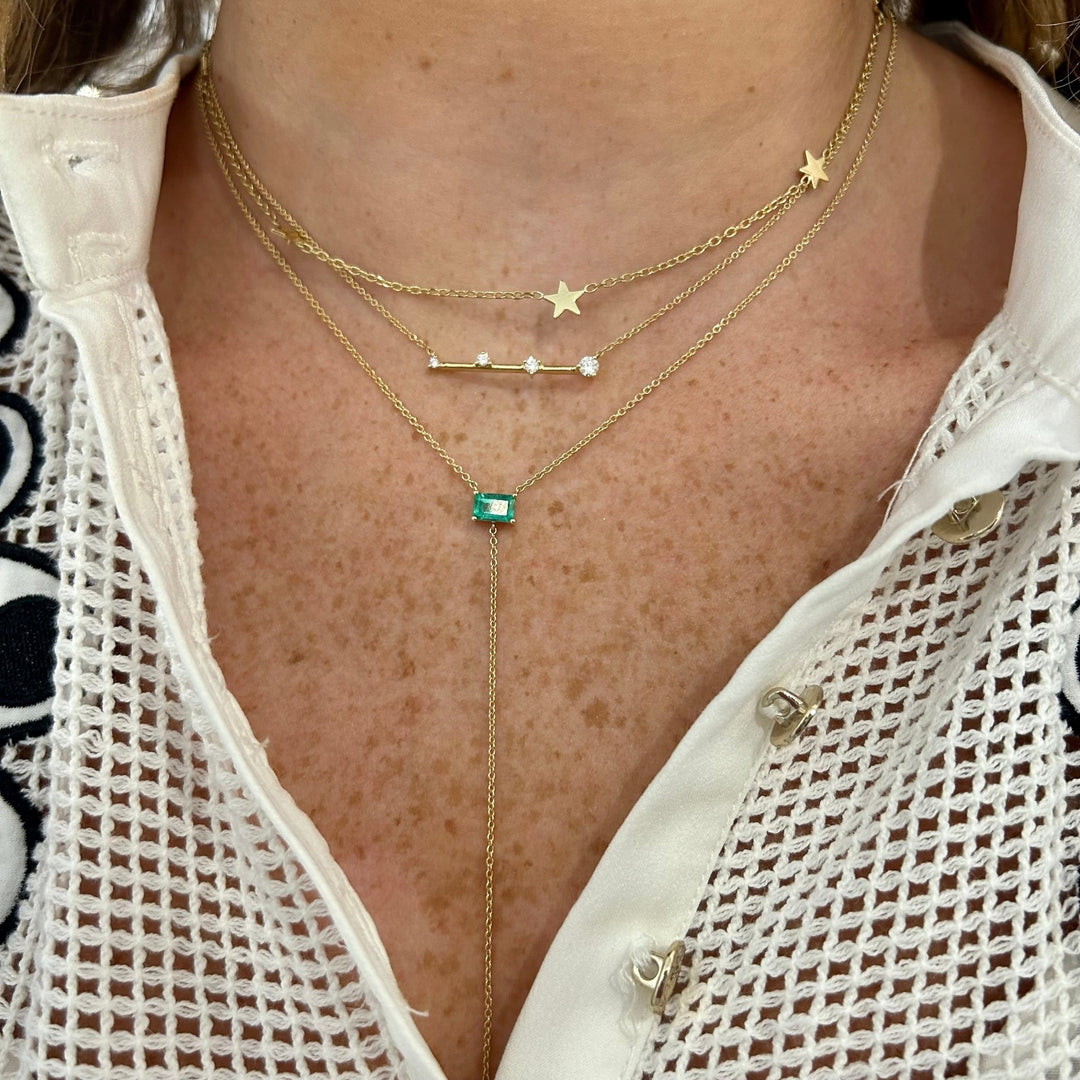 Gemstone Lariat - Lindsey Leigh Jewelry