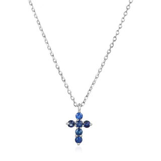 Gemstone Mini Cross Necklace  Lindsey Leigh Jewelry.
