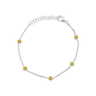 Gemstones by the Yard Bracelet  Lindsey Leigh Jewelry.
