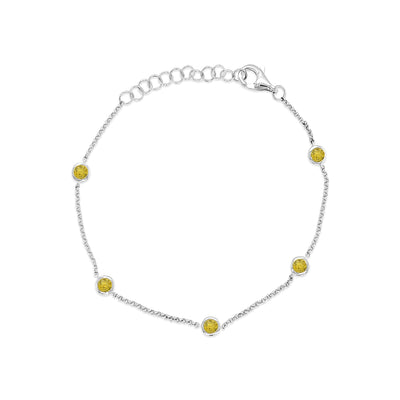 Gemstones by the Yard Bracelet - Lindsey Leigh Jewelry
