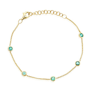 Gemstones by the Yard Bracelet  Lindsey Leigh Jewelry.
