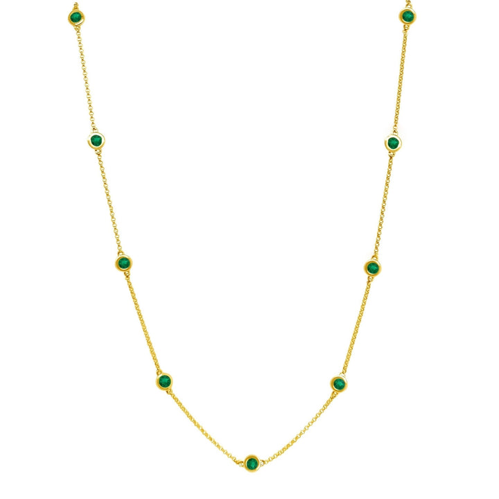 Gemstones by the Yard Necklace - Lindsey Leigh Jewelry
