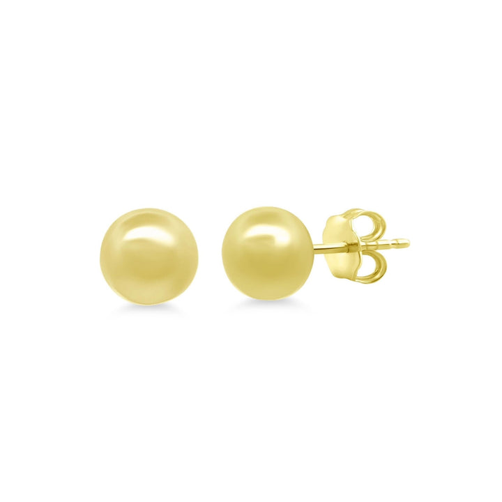 Gold Ball Studs - Lindsey Leigh Jewelry