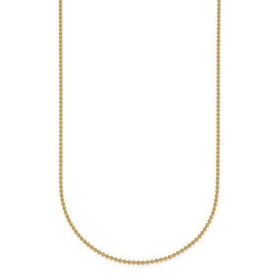 Gold Bead Chain  Lindsey Leigh Jewelry.