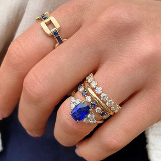 Gold Link Band  Lindsey Leigh Jewelry.
