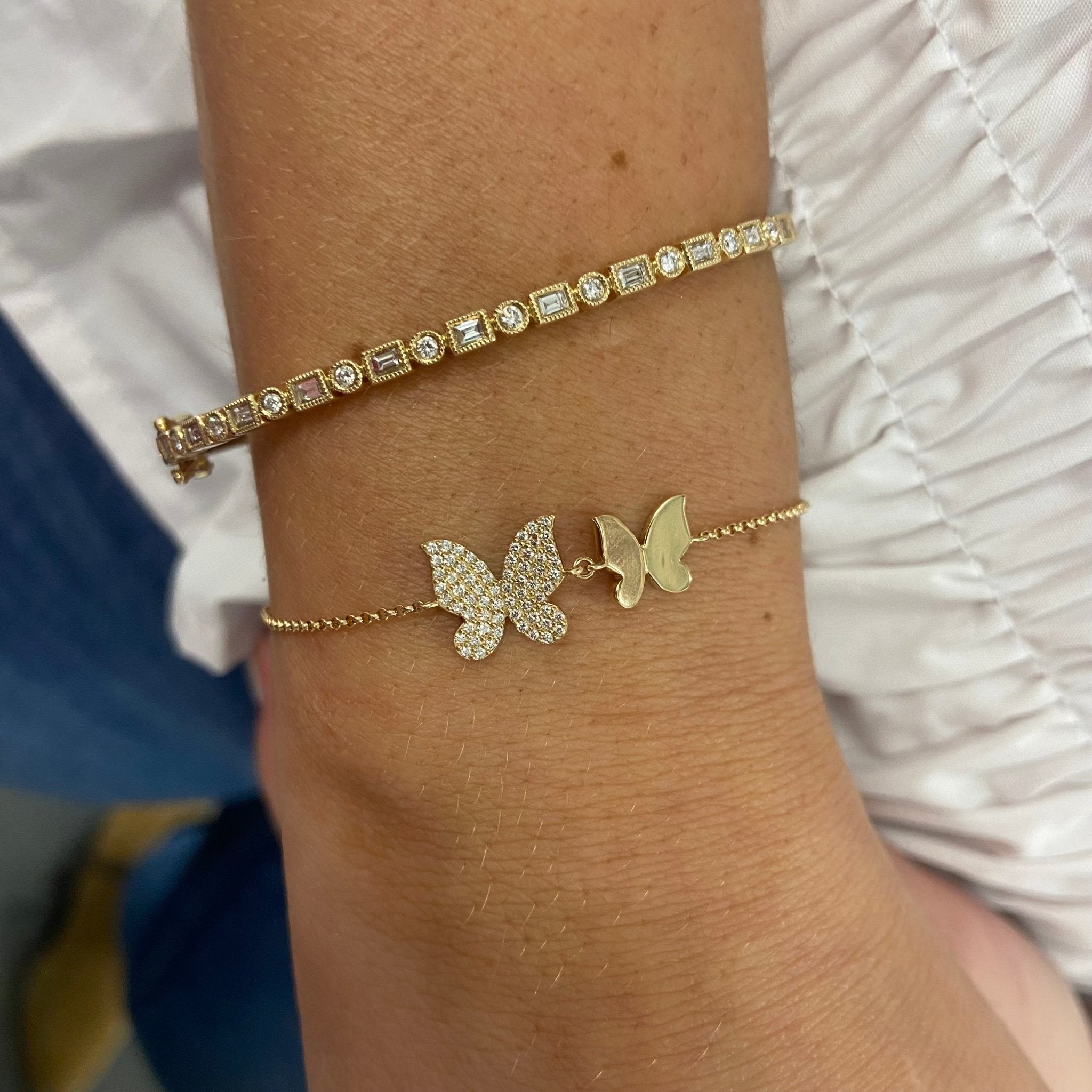 Butterfly shop bracelet gold