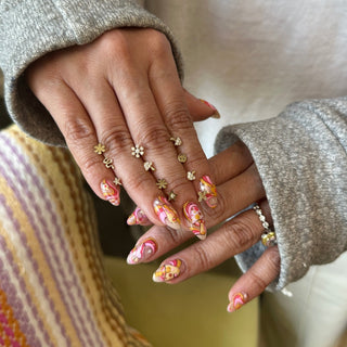 Gold & Pave Snake Stud  Lindsey Leigh Jewelry.
