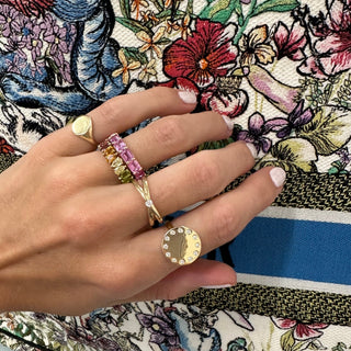 Gold Signet Ring  Lindsey Leigh Jewelry.
