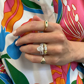 Gold Signet Ring  Lindsey Leigh Jewelry.
