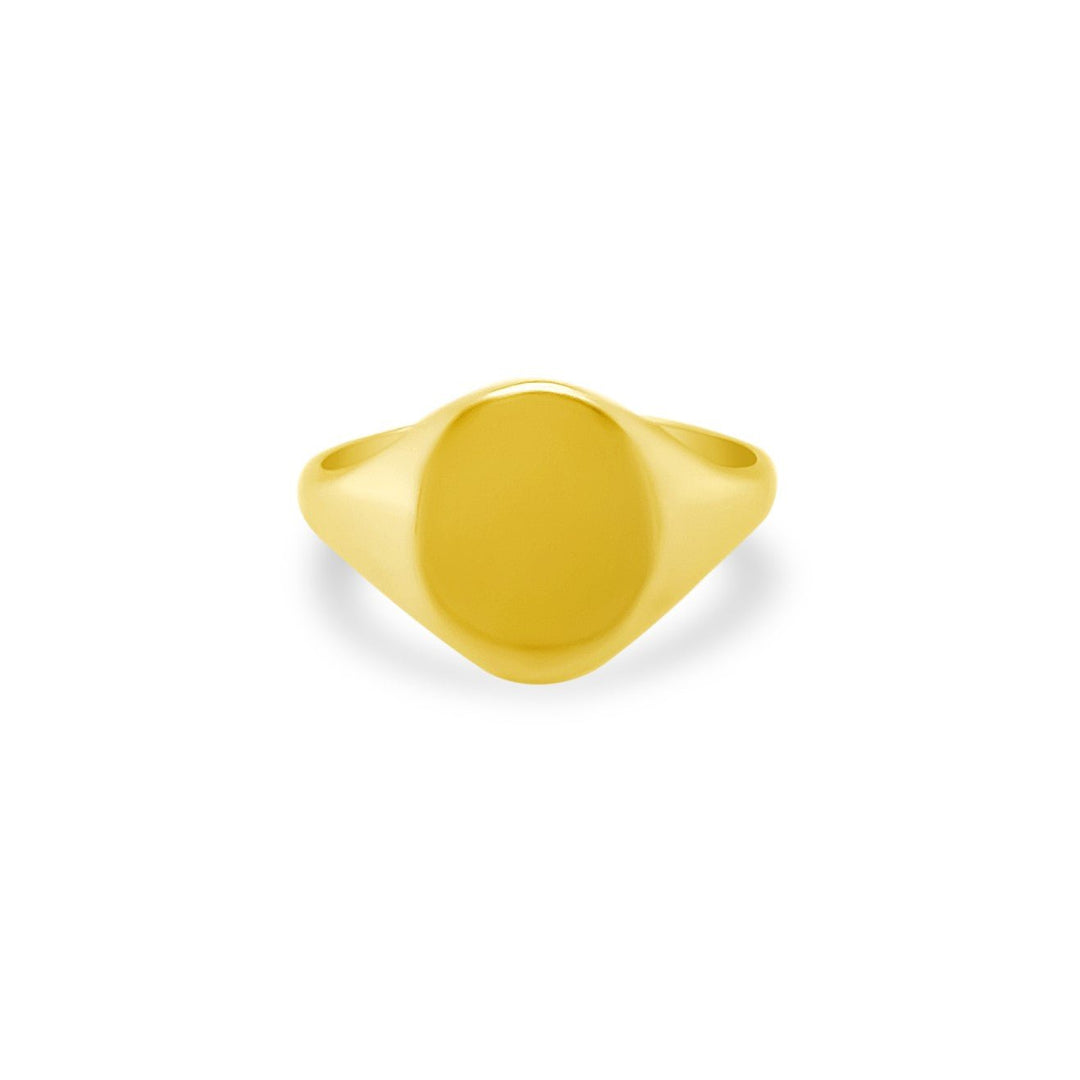 Gold Signet Ring - Lindsey Leigh Jewelry