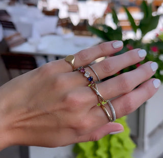 Gold Signet Ring  Lindsey Leigh Jewelry.
