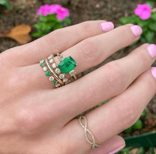Gold Spacer Band  Lindsey Leigh Jewelry.

