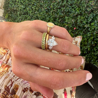 Gold Spacer Band  Lindsey Leigh Jewelry.
