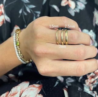 Gold Spacer Band  Lindsey Leigh Jewelry.
