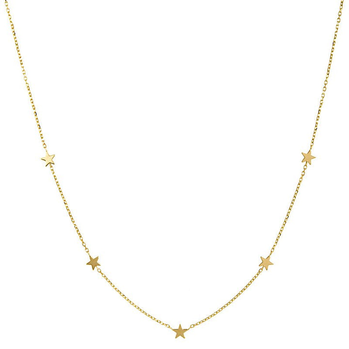 Gold Star Necklace - Lindsey Leigh Jewelry