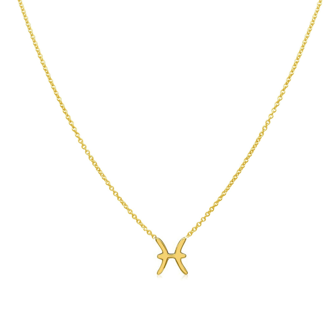 Gold Zodiac Necklace - Lindsey Leigh Jewelry