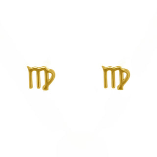 Gold Zodiac Stud  Lindsey Leigh Jewelry.
