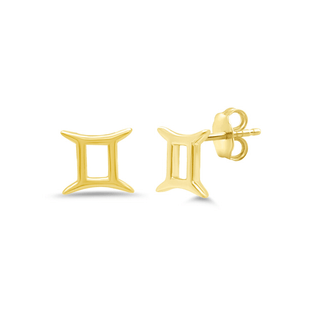 Gold Zodiac Stud  Lindsey Leigh Jewelry.
