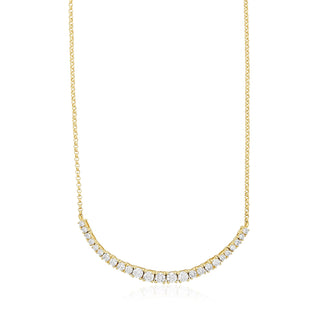 Graduated Basket Set Diamond Necklace  Lindsey Leigh Jewelry.
