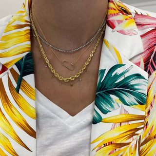 Graduated Rope Necklace  Lindsey Leigh Jewelry.
