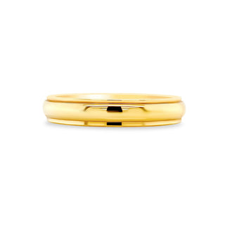 Half Round Step Edge Band  Lindsey Leigh Jewelry.
