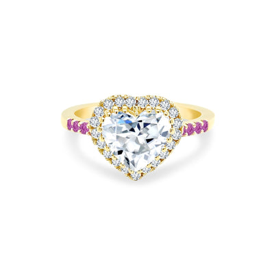 Heart Cut Diamond Ring - Lindsey Leigh Jewelry