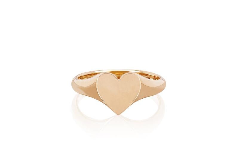 Heart Signet Ring - Lindsey Leigh Jewelry