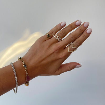 Heart Signet Ring - Lindsey Leigh Jewelry