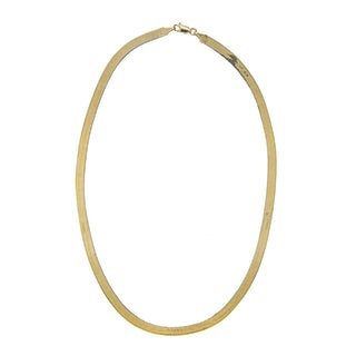Herringbone Gold Necklace  Lindsey Leigh Jewelry.
