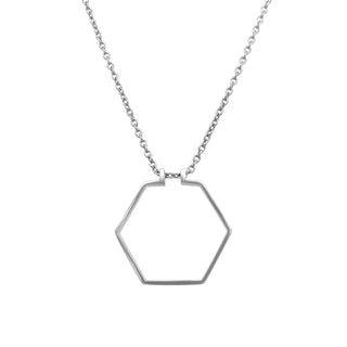 Hexagon Ring Holder Necklace  Lindsey Leigh Jewelry.
