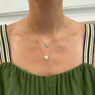 Gold Heart Necklace  Lindsey Leigh Jewelry.
