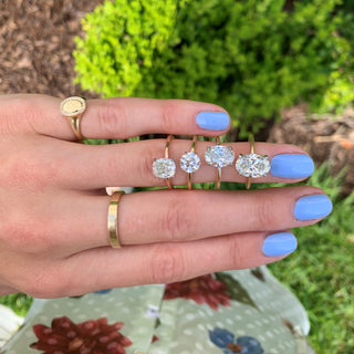 Cushion Cut Solitaire  Lindsey Leigh Jewelry.

