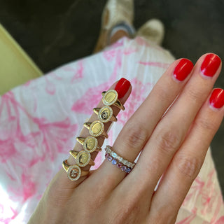 Diamond Signet Ring  Lindsey Leigh Jewelry.
