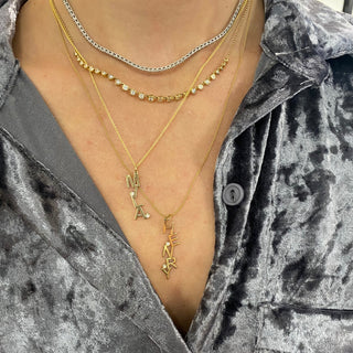 Dancing Initial Necklace  Lindsey Leigh Jewelry.
