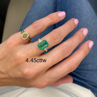 LLJ Signature Emerald Ring  Lindsey Leigh Jewelry.
