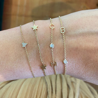 Initial Bracelet  Lindsey Leigh Jewelry.
