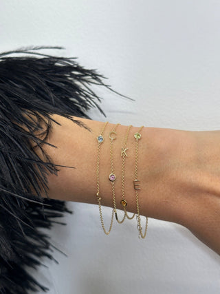 Initial Bracelet  Lindsey Leigh Jewelry.
