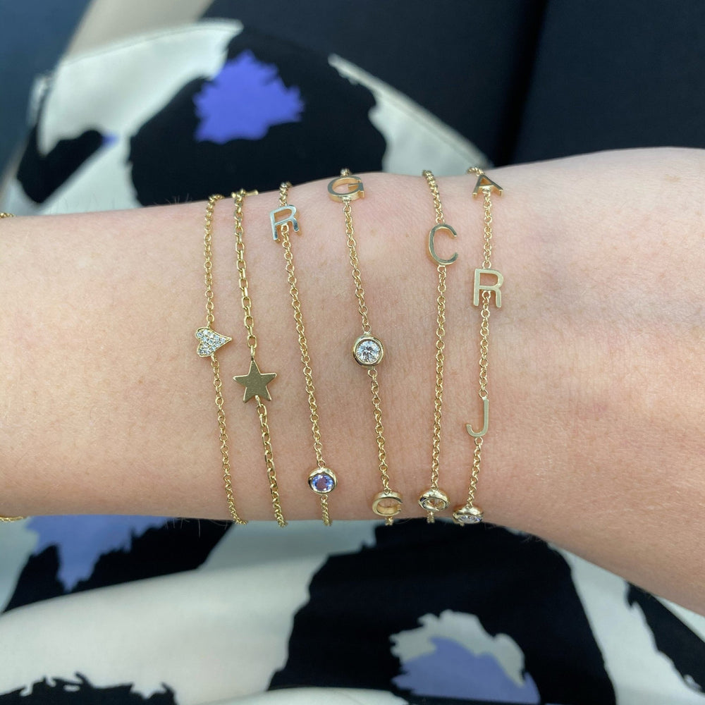 Initial Bracelet - Lindsey Leigh Jewelry