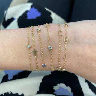 Initial Bracelet  Lindsey Leigh Jewelry.
