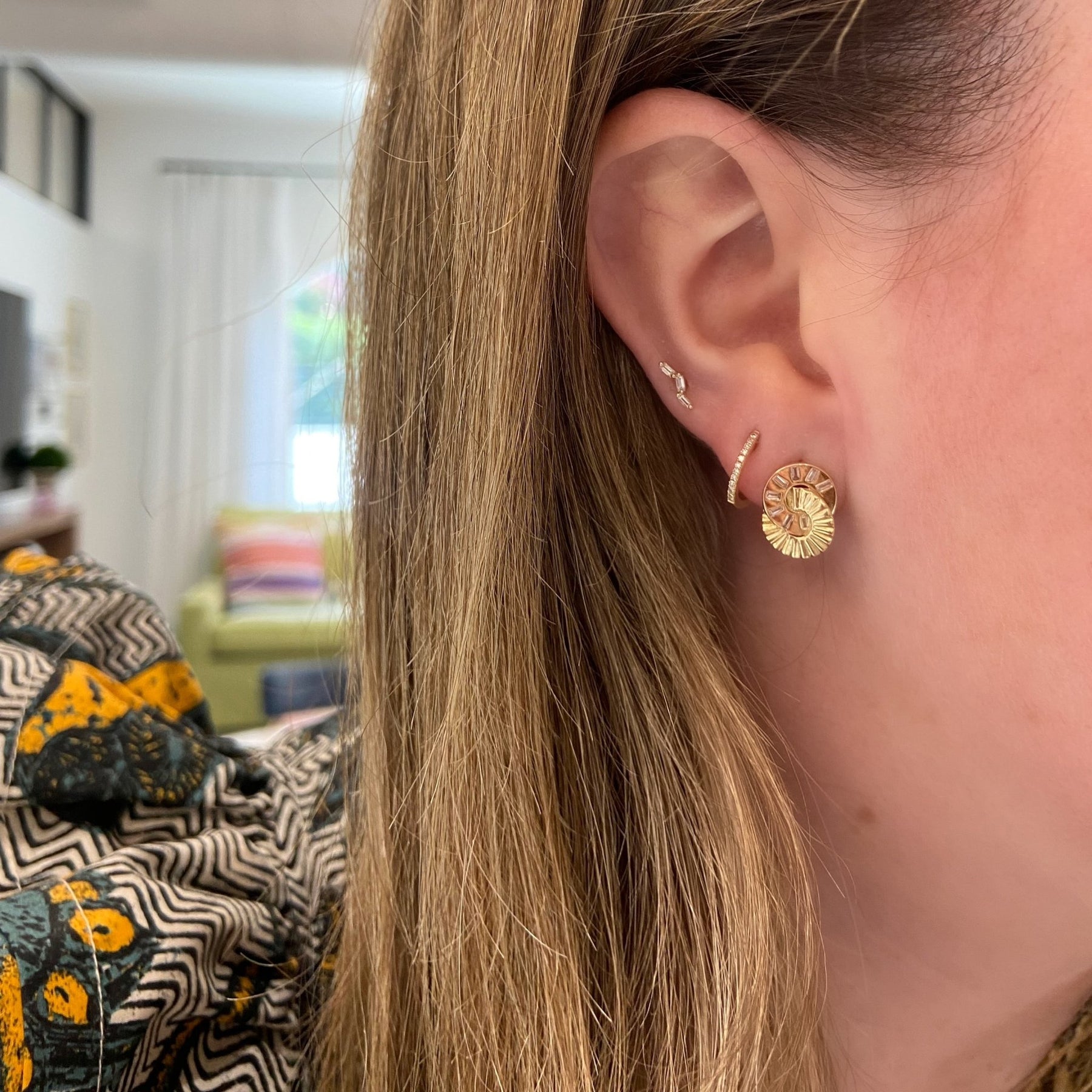 Baguette Flower Studs – Lindsey Leigh Jewelry