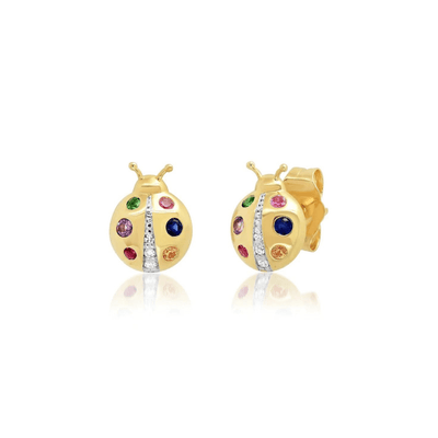 Ladybug Studs - Lindsey Leigh Jewelry